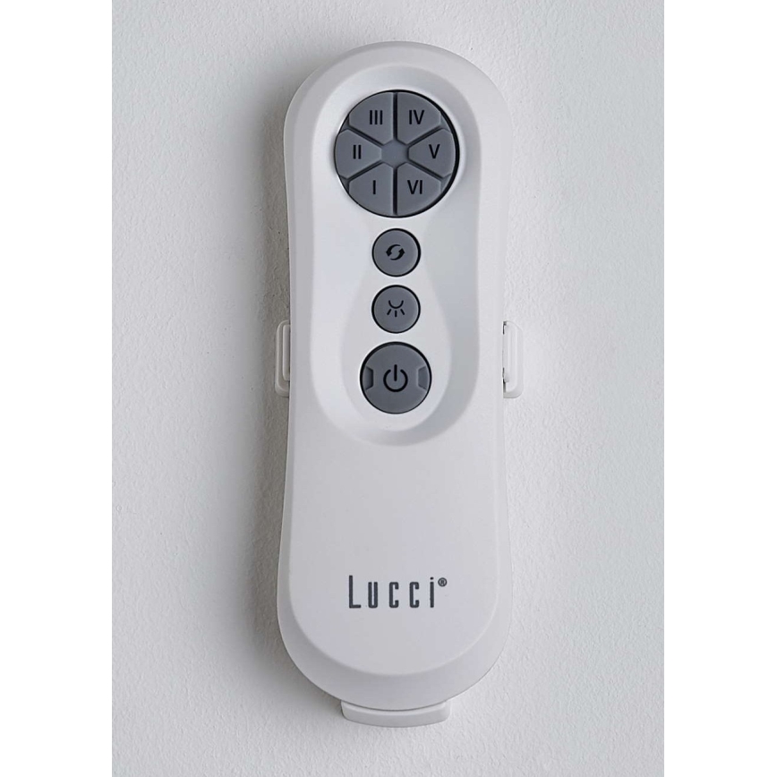 Lucci air 213358 - Ventilatore da soffitto dimmerabile a LED LINE 1xGX53/12W/230V nero + telecomando