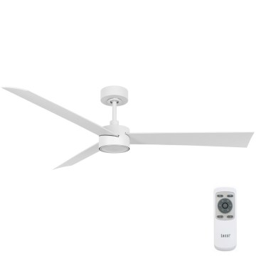 Lucci air 21610349- Ventilatore da soffitto dimmerabile a LED CLIMATE 1xGX53/12W/230V bianco + telecomando