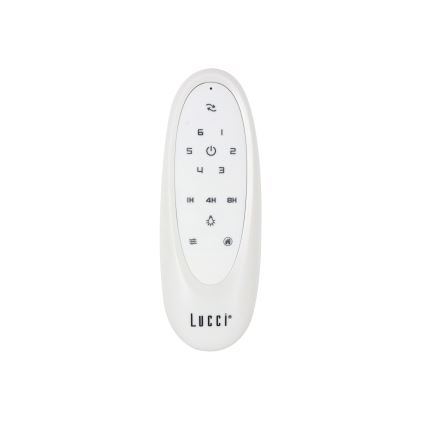 Lucci air 21610649 - Ventilatore da soffitto dimmerabile a LED ARRAY 1xGX53/12W/230V bianco + telecomando