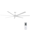 Lucci air 21610849 - Ventilatore a soffitto dimmerabile ATLANTA 1xGX53/12W/230V bianco + telecomando