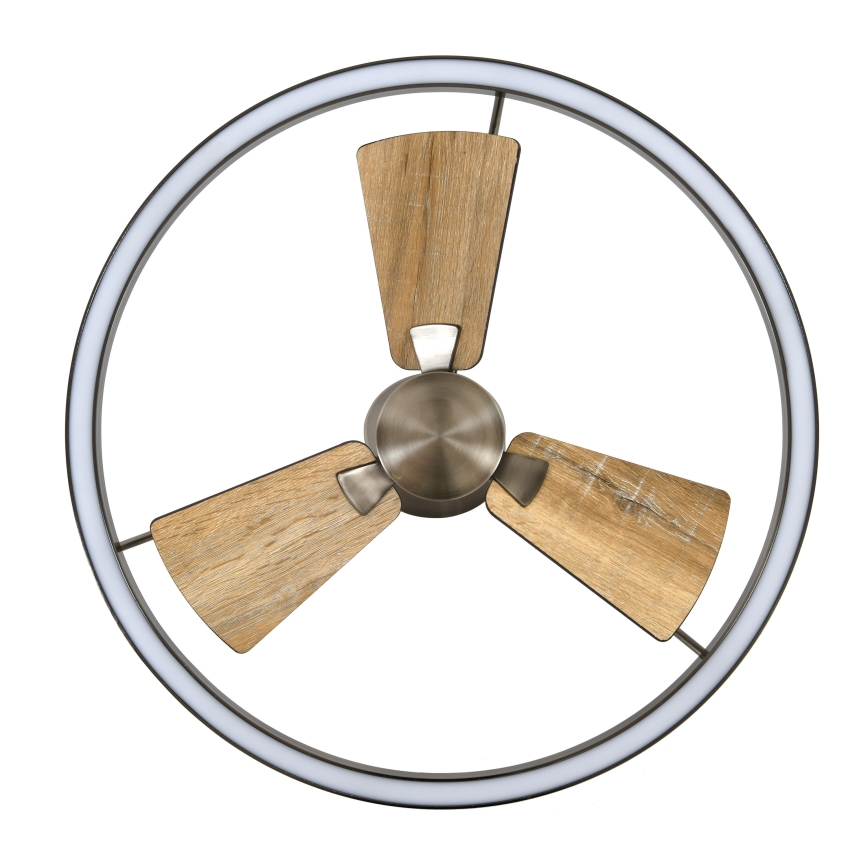 Lucci air 21611749 - Ventilatore da soffitto dimmerabile a LED CESSNA LED/36W/230V 3000/4000/5000K cromo opaco + telecomando
