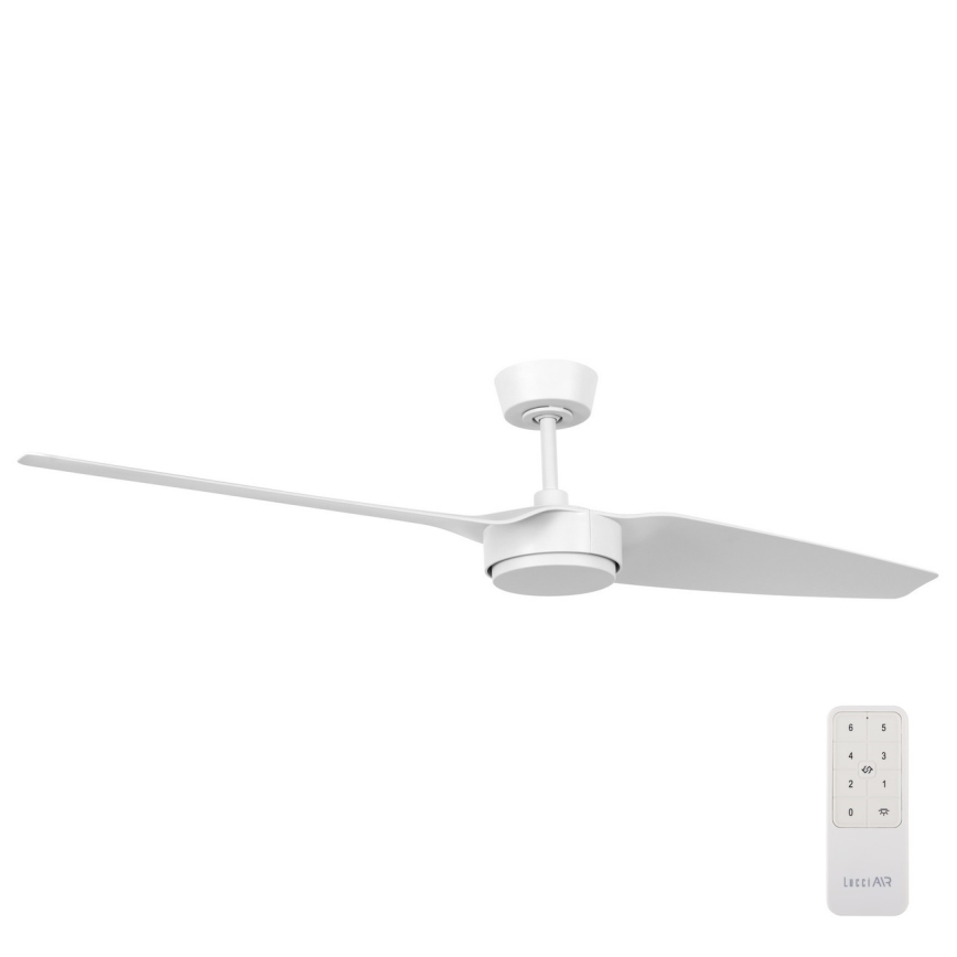 Lucci air 21615349 - Ventilatore da soffitto CONDOR bianco + telecomando