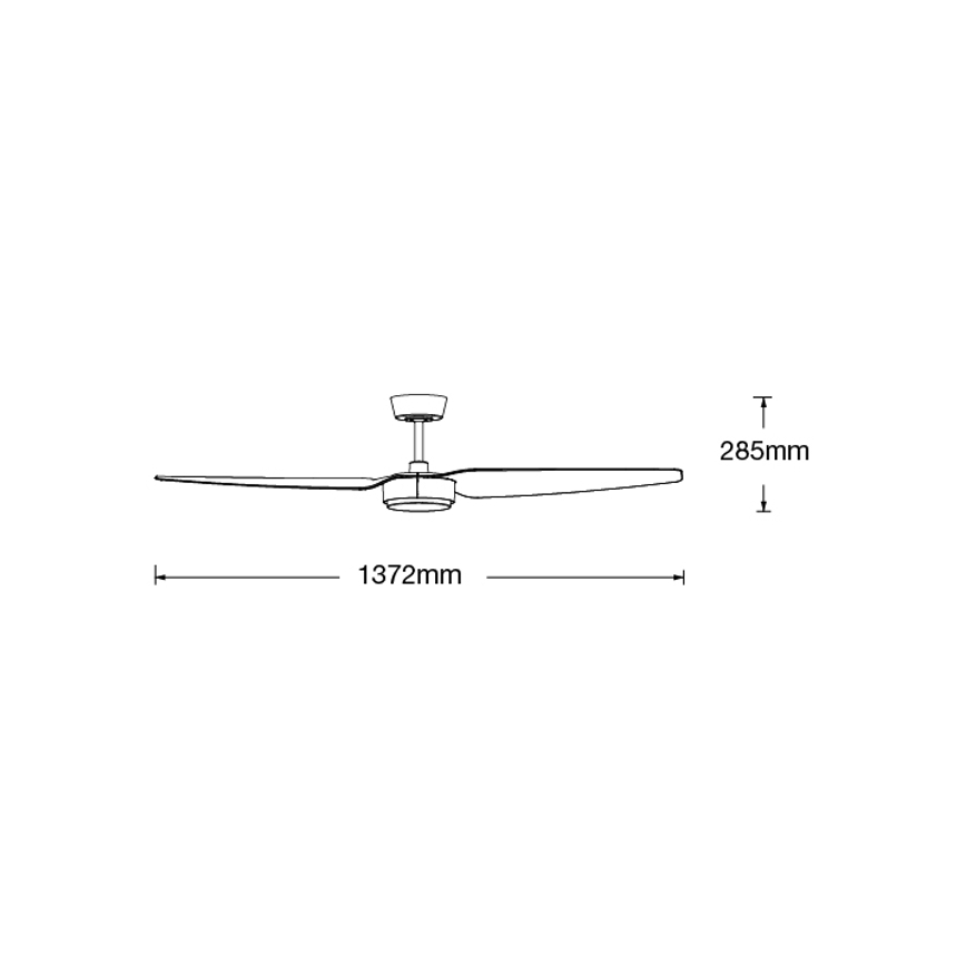 Lucci air 21615449 - Ventilatore da soffitto CONDOR nero + telecomando