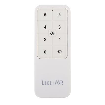 Lucci air 21616049 - Ventilatore da soffitto MONZA IP55 bianco + telecomando