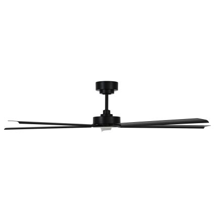 Lucci air 21616149 - Ventilatore da soffitto MONZA IP55 nero + telecomando