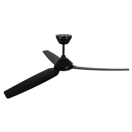 Lucci air 21616349 - Ventilatore da soffitto POLIS IP55 nero + telecomando