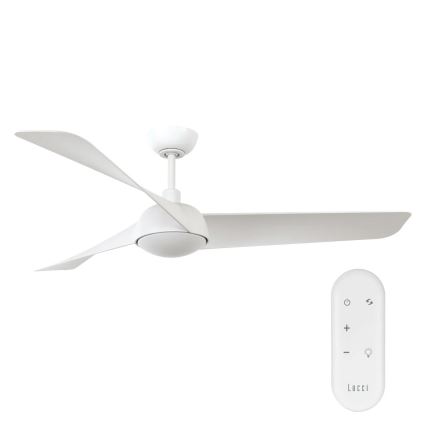 Lucci Air 21617049 - Ventilatore da soffitto dimmerabile a LED OSPREY 1xGX53/12W/230V Ø 132 cm bianco + telecomando