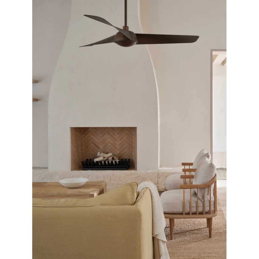 Lucci Air 21617249 - Ventilatore da soffitto LED dimmerabile OSPREY 1xGX53/12W/230V Ø 132 cm bronzo + telecomando