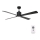 Lucci air 510523 - Ventilatore da soffitto AIRFUSION CLIMATE nero + telecomando