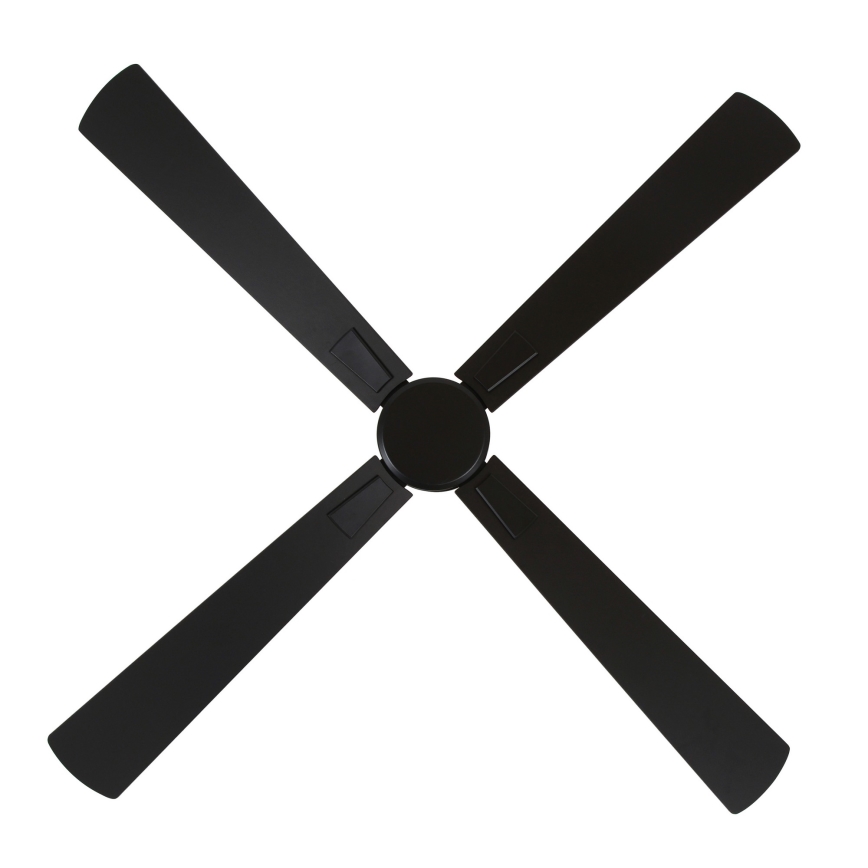 Lucci air 510523 - Ventilatore da soffitto AIRFUSION CLIMATE nero + telecomando
