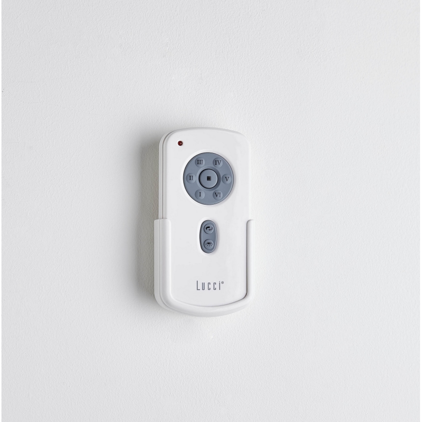 Lucci air 510523 - Ventilatore da soffitto AIRFUSION CLIMATE nero + telecomando