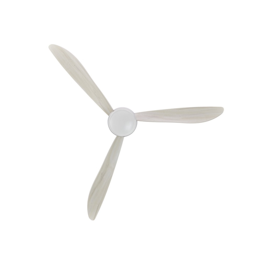 Lucci air 512911 - Ventilatore da soffitto LED AIRFUSION NORDIC LED/20W/230V legno/bianco diam. 142 cm + telecomando