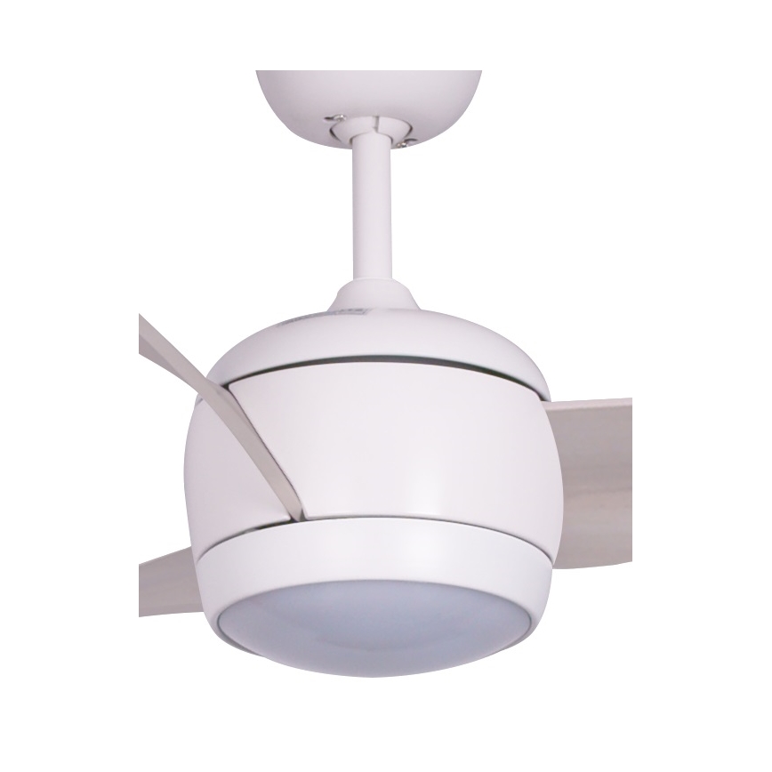 Lucci air 512911 - Ventilatore da soffitto LED AIRFUSION NORDIC LED/20W/230V legno/bianco diam. 142 cm + telecomando