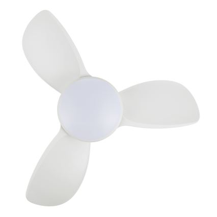 Lucci air 513071 - Ventilatore da soffitto dimmerabile a LED SYROS LED/18W/230V 3000/4000/6000K bianco + telecomando