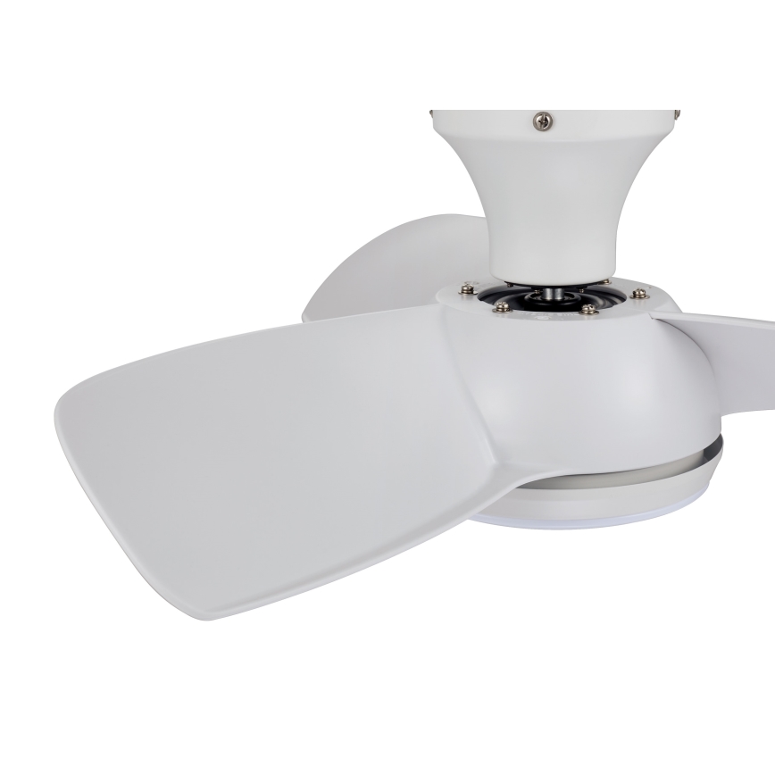 Lucci air 513071 - Ventilatore da soffitto dimmerabile a LED SYROS LED/18W/230V 3000/4000/6000K bianco + telecomando