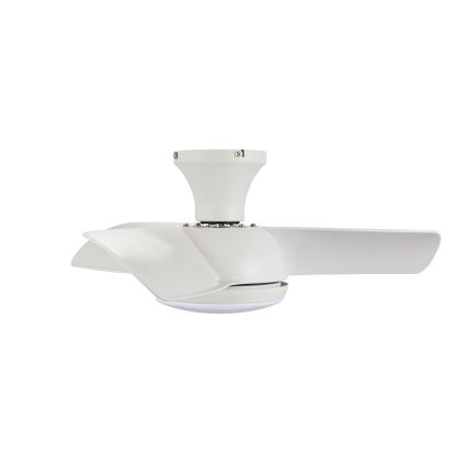 Lucci air 513071 - Ventilatore da soffitto dimmerabile a LED SYROS LED/18W/230V 3000/4000/6000K bianco + telecomando