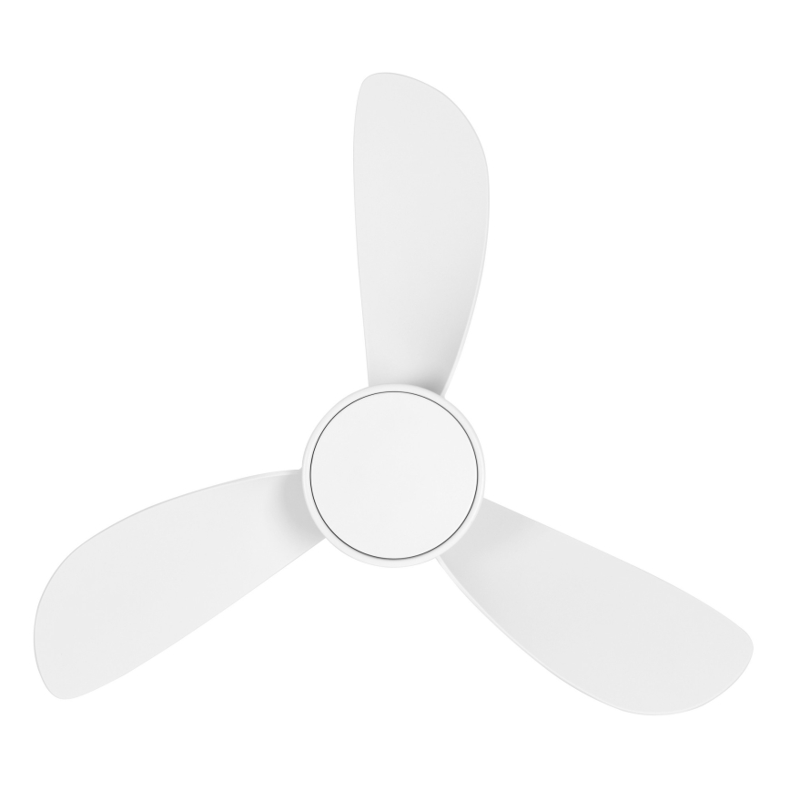 Lucci Air 51307149 - Ventilatore da soffitto SYROS II con LED dimmerabile LED/18W/230V 3000/4000/6000K diam. 76 cm bianco + telecomando
