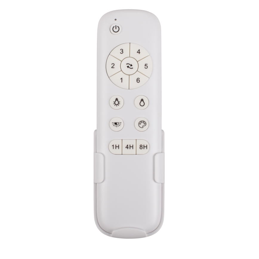 Lucci air 513072 - Ventilatore da soffitto LED dimmerabile BRONX LED/18W/230V 3000/4000/6000K nero/cromo lucido Ø 132 cm + telecomando