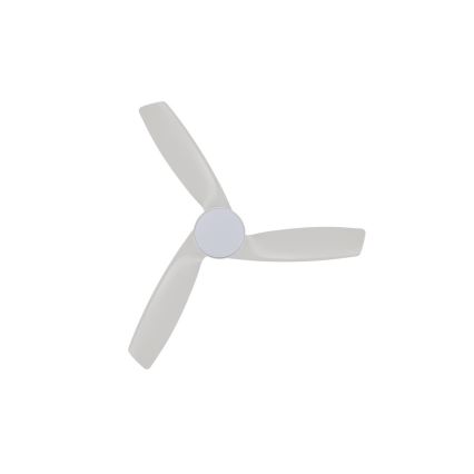 Lucci Air 513073 - Ventilatore da soffitto LED dimmerabile BRONX LED/18W/230V 3000/4000/6000K Ø 132 cm bianco + telecomando