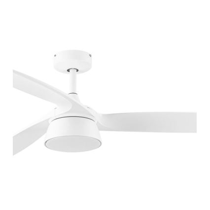 Lucci Air 513073 - Ventilatore da soffitto LED dimmerabile BRONX LED/18W/230V 3000/4000/6000K Ø 132 cm bianco + telecomando
