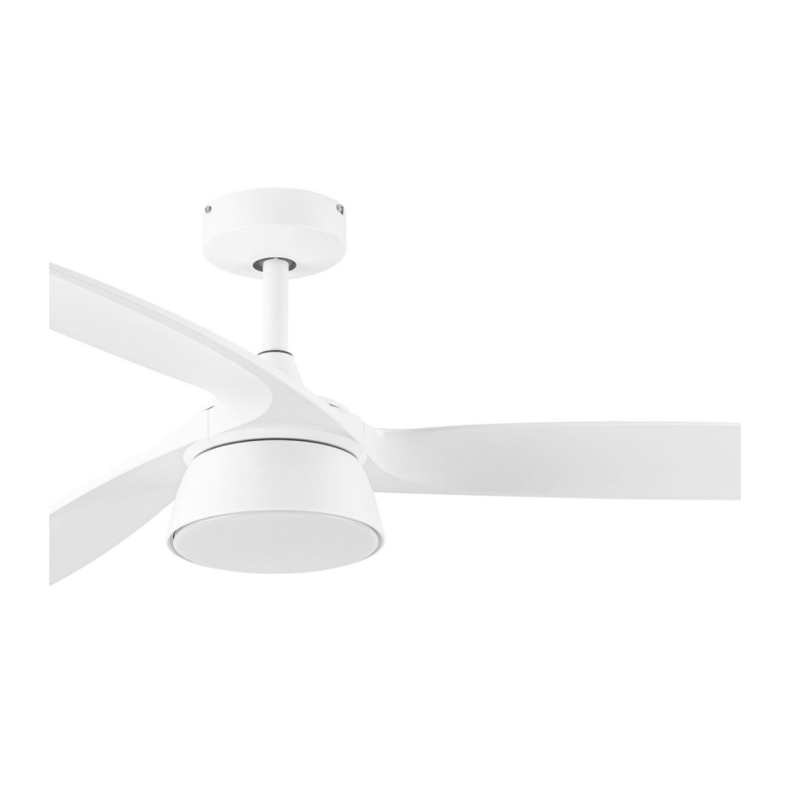 Lucci Air 513073 - Ventilatore da soffitto LED dimmerabile BRONX LED/18W/230V 3000/4000/6000K Ø 132 cm bianco + telecomando
