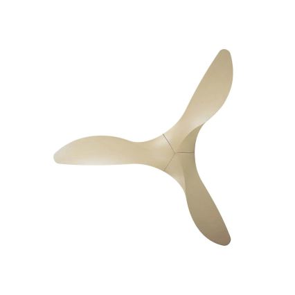 Lucci Air 514031 - Ventilatore da soffitto KOTARA Ø 137 cm beige/bianco + telecomando