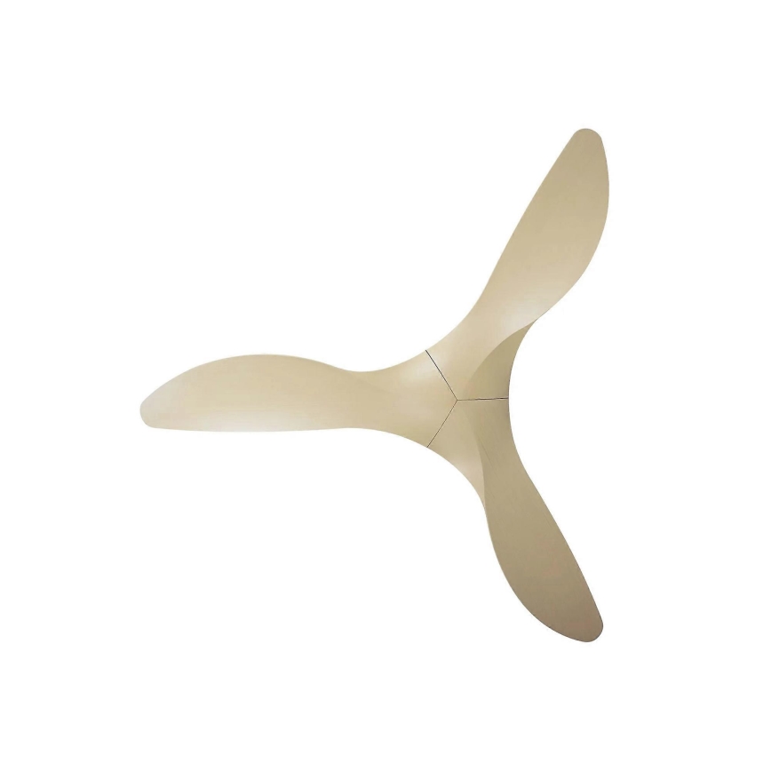 Lucci Air 514031 - Ventilatore da soffitto KOTARA Ø 137 cm beige/bianco + telecomando