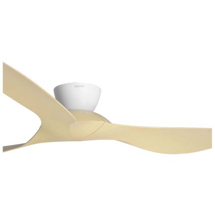 Lucci Air 514031 - Ventilatore da soffitto KOTARA Ø 137 cm beige/bianco + telecomando
