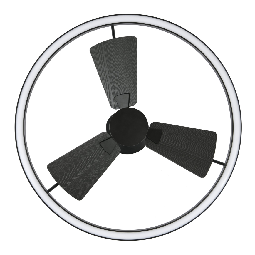Lucci Air 516124 - Ventilatore da soffitto dimmerabile a LED CESSNA LED/36W/230V 3000/4000/5000K nero + telecomando