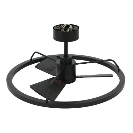 Lucci Air 516124 - Ventilatore da soffitto dimmerabile a LED CESSNA LED/36W/230V 3000/4000/5000K nero + telecomando