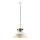 Luce a sospensione DODO 1xE27/40W/230V bianca/bronzo