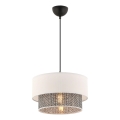 Luce a sospensione ECHO 1xE27/60W/230V crema/grigia