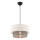 Luce a sospensione ECHO 1xE27/60W/230V crema/grigia