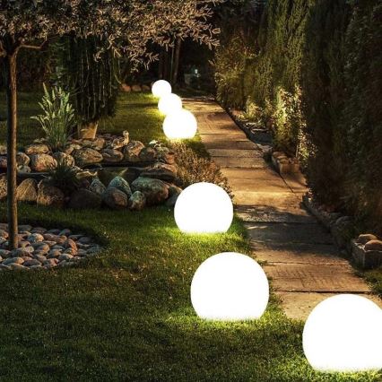 Luce da esterno decorativa GARDEN BALL 1xE27/40W/230V IP65 d. 25 cm