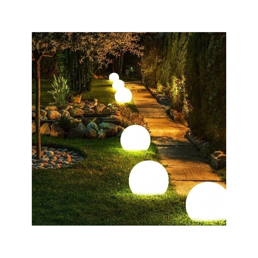 Luce da esterno decorativa GARDEN BALL 1xE27/40W/230V IP65 d. 38 cm