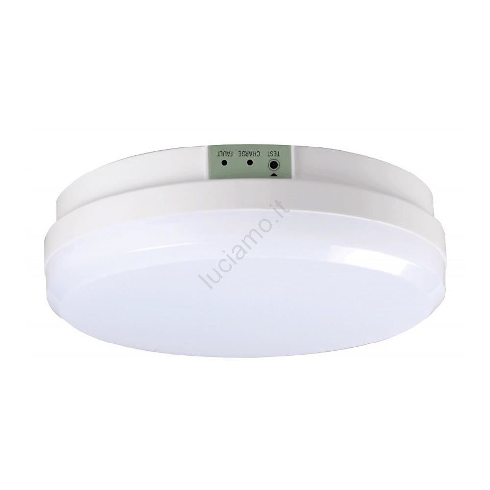 Luce Di Emergenza A LED METU - 2,7W, IP65, 6000K, Batteria LiFePO4, 3 Ore Di Autonomia