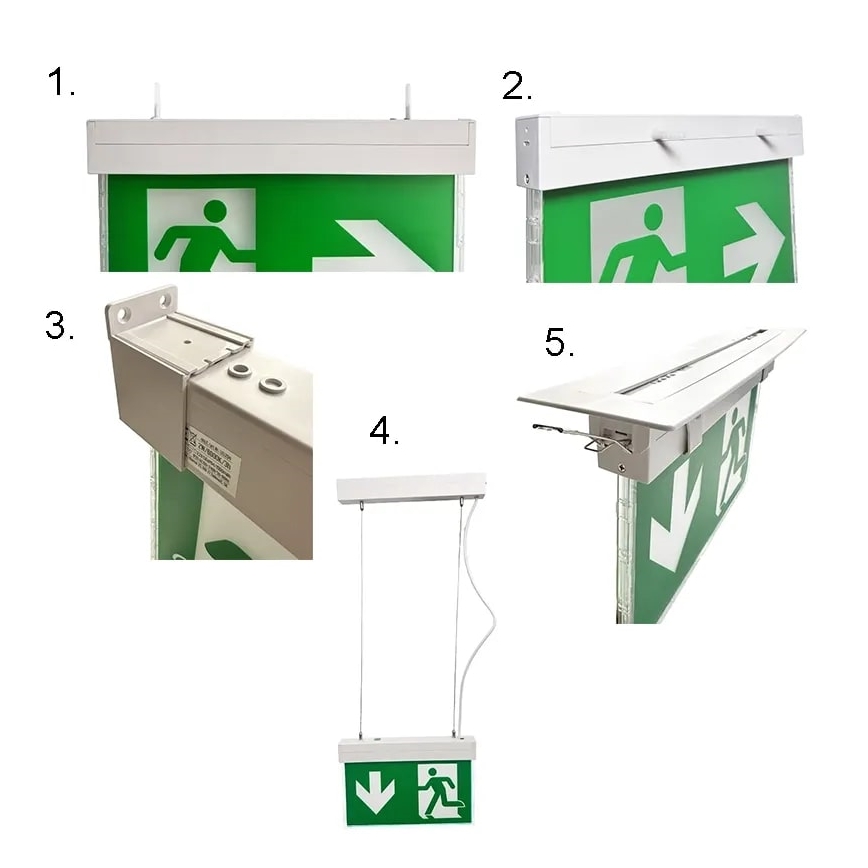 Luce di emergenza a LED LED/2W/230V 6000K 1500 mAh