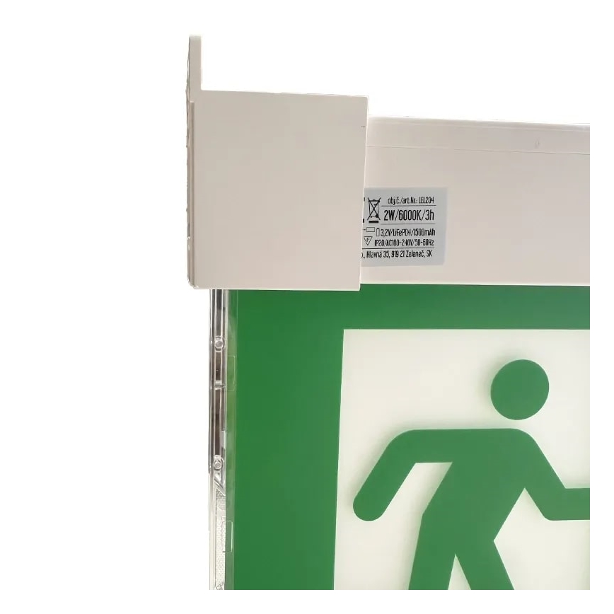 Luce di emergenza a LED LED/2W/230V 6000K 1500 mAh