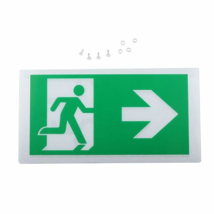 Luce di emergenza LED EMERGENCY EXIT SAMSUNG CHIP LED/2W/230V 6000K