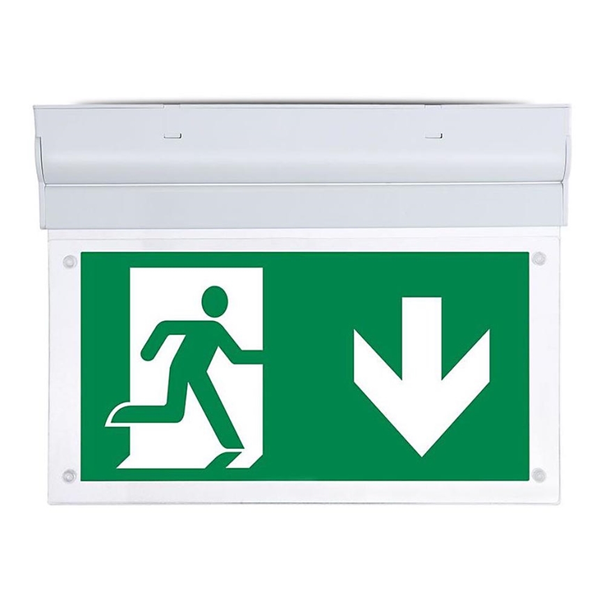 Luce di emergenza LED EMERGENCY EXIT SAMSUNG CHIP LED/2W/230V 6000K