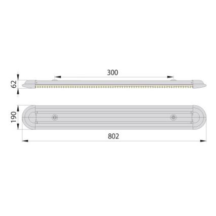 Luce fluorescente ECO T8 2xG13/18W/230V