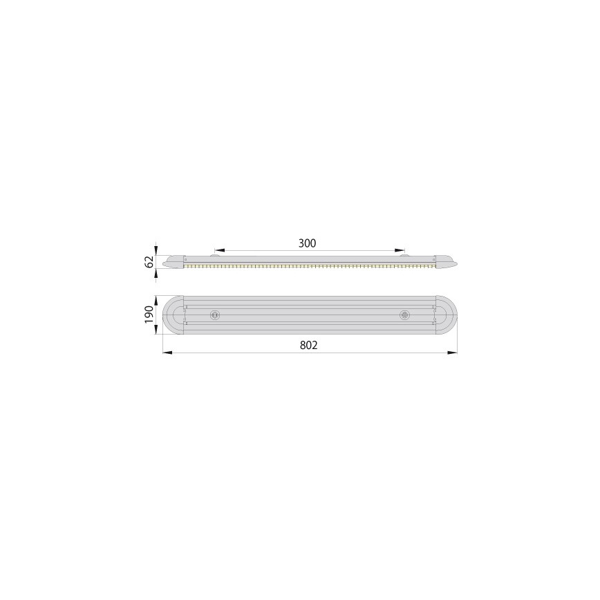 Luce fluorescente ECO T8 2xG13/18W/230V