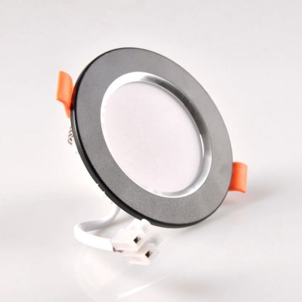 Luce LED da incasso ZOE LED/4,8W/230V nero