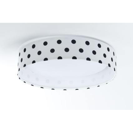 Plafoniera LED dimmerabile SMART GALAXY KIDS LED/24W/230V 3000-6500K punti bianchi/neri + telecomando