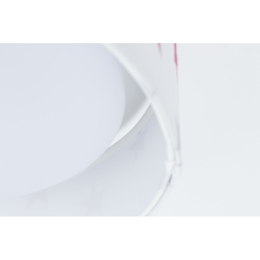 Plafoniera LED dimmerabile SMART GALAXY KIDS LED/24W/230V 3000-6500K stelle bianche/rosa/grigio+ telecomando