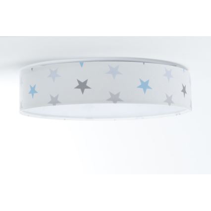 Plafoniera LED dimmerabile SMART GALAXY KIDS LED/24W/230V 3000-6500K stelle blu/grigio/bianco + telecomando