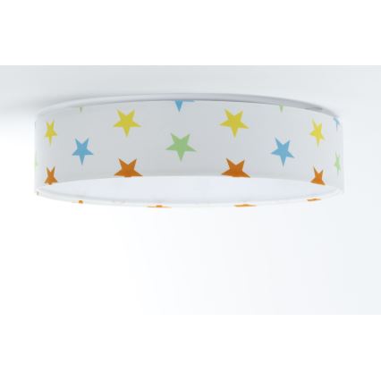 Plafoniera LED dimmerabile SMART GALAXY KIDS LED/24W/230V 3000-6500K stelle colorate + telecomando