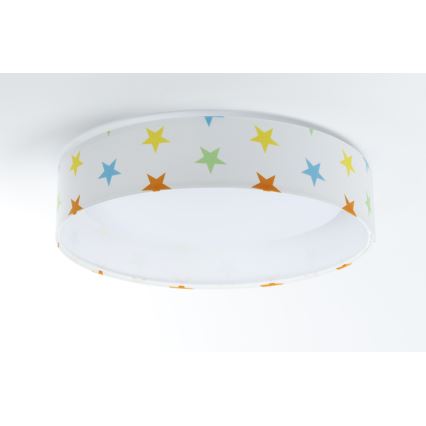 Plafoniera LED dimmerabile SMART GALAXY KIDS LED/24W/230V 3000-6500K stelle colorate + telecomando