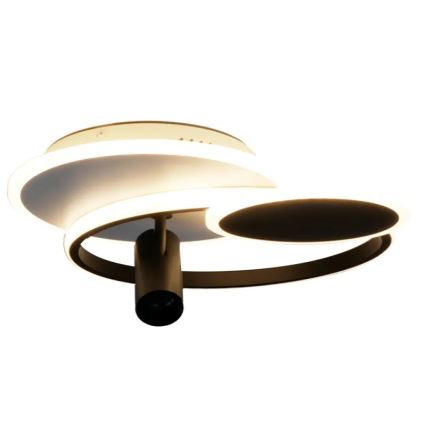 Plafoniera LED dimmerabile LED/65W/230V 3000-6500K bianco/nero + telecomando