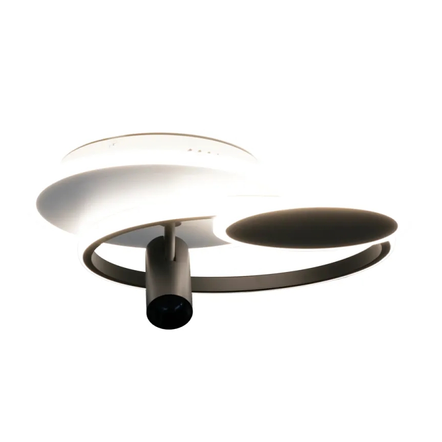 Plafoniera LED dimmerabile LED/65W/230V 3000-6500K bianco/nero + telecomando